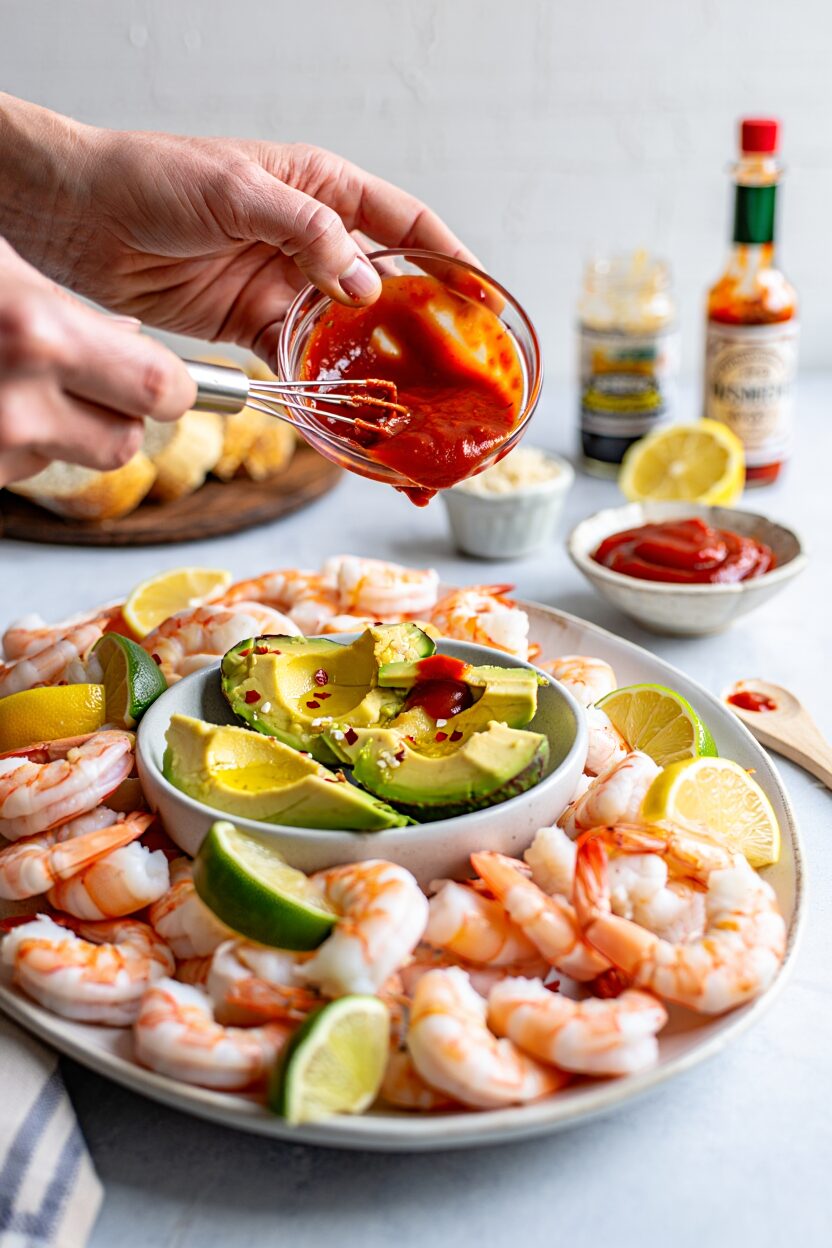 Shrimp Cocktail Dinner Plate