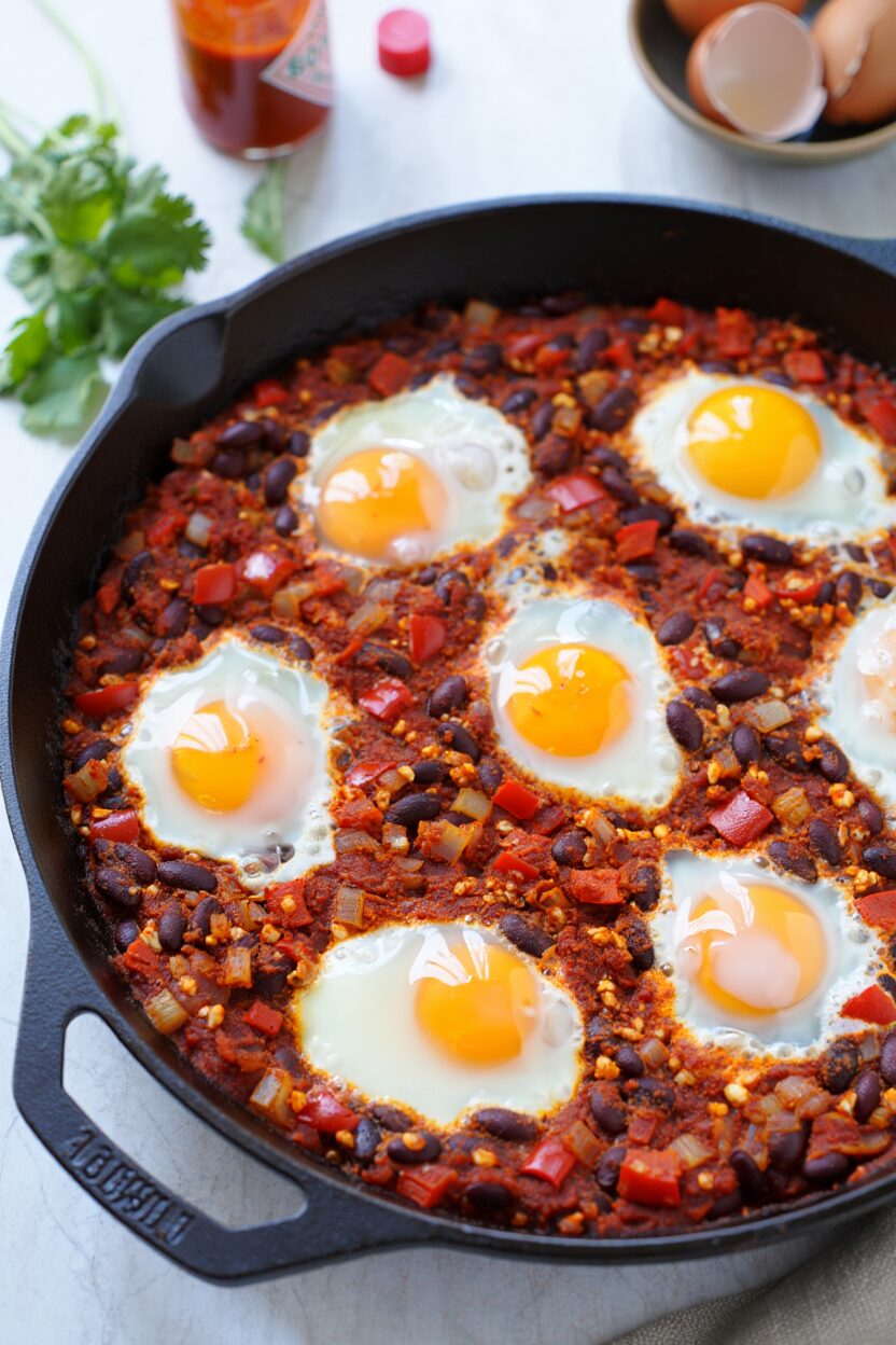 Black Bean and Egg Skillet