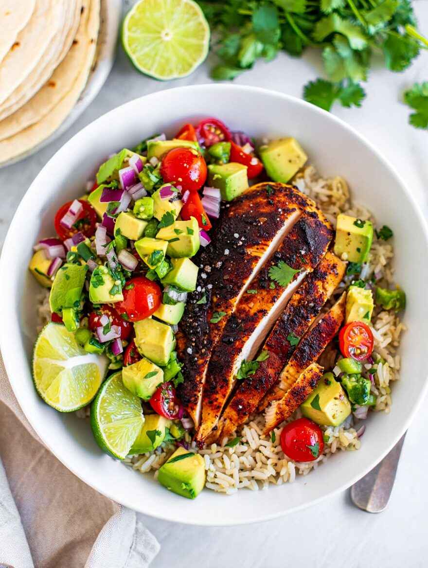 Blackened Chicken with Avocado Salsa