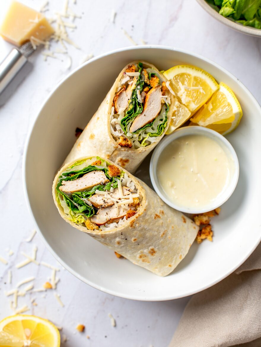 Chicken Caesar Wraps