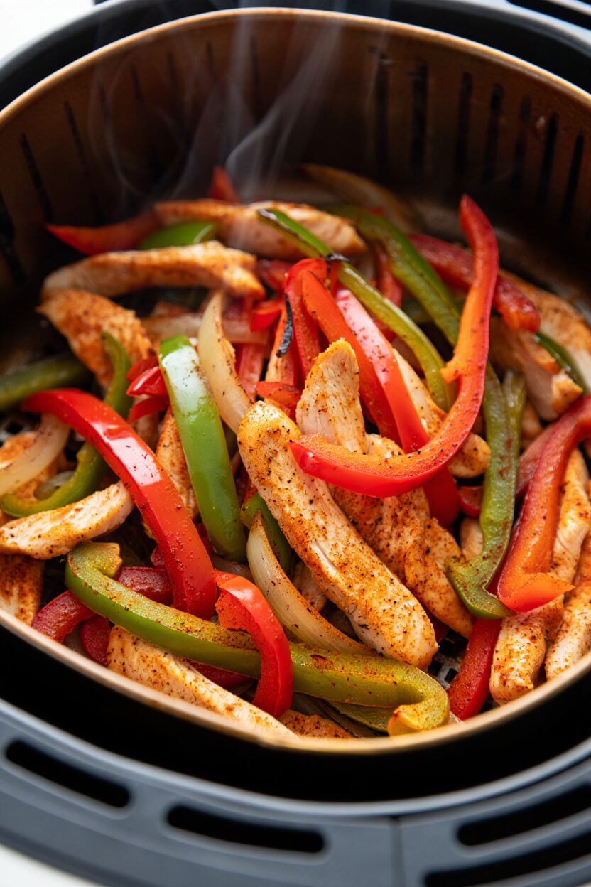 Air Fryer Chicken Fajitas