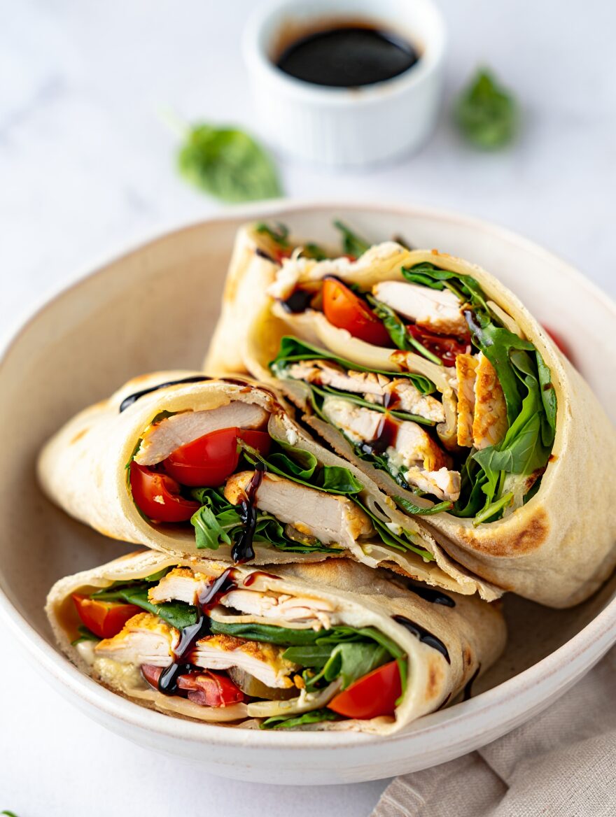 Chicken Flatbread Wrap