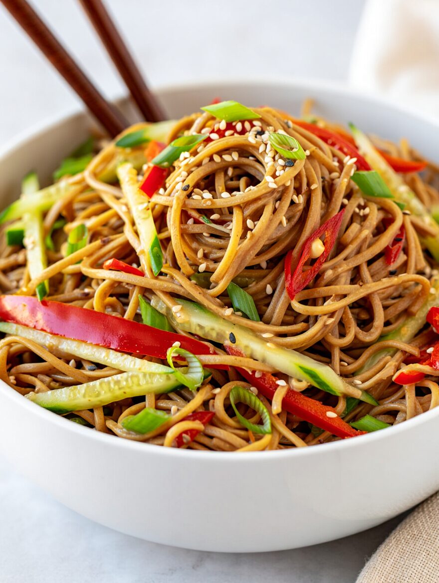 Cold Sesame Noodle Salad