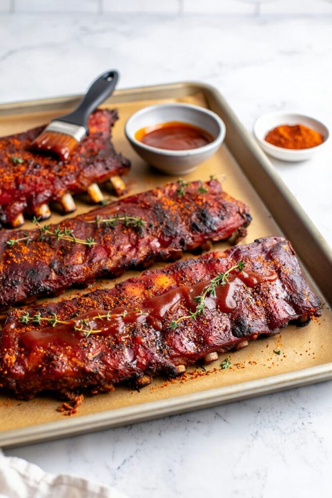 Paprika and Garlic Roasted Pork Ribs