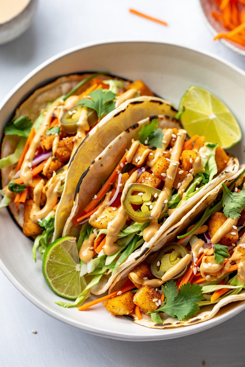 Crispy Tofu Tacos