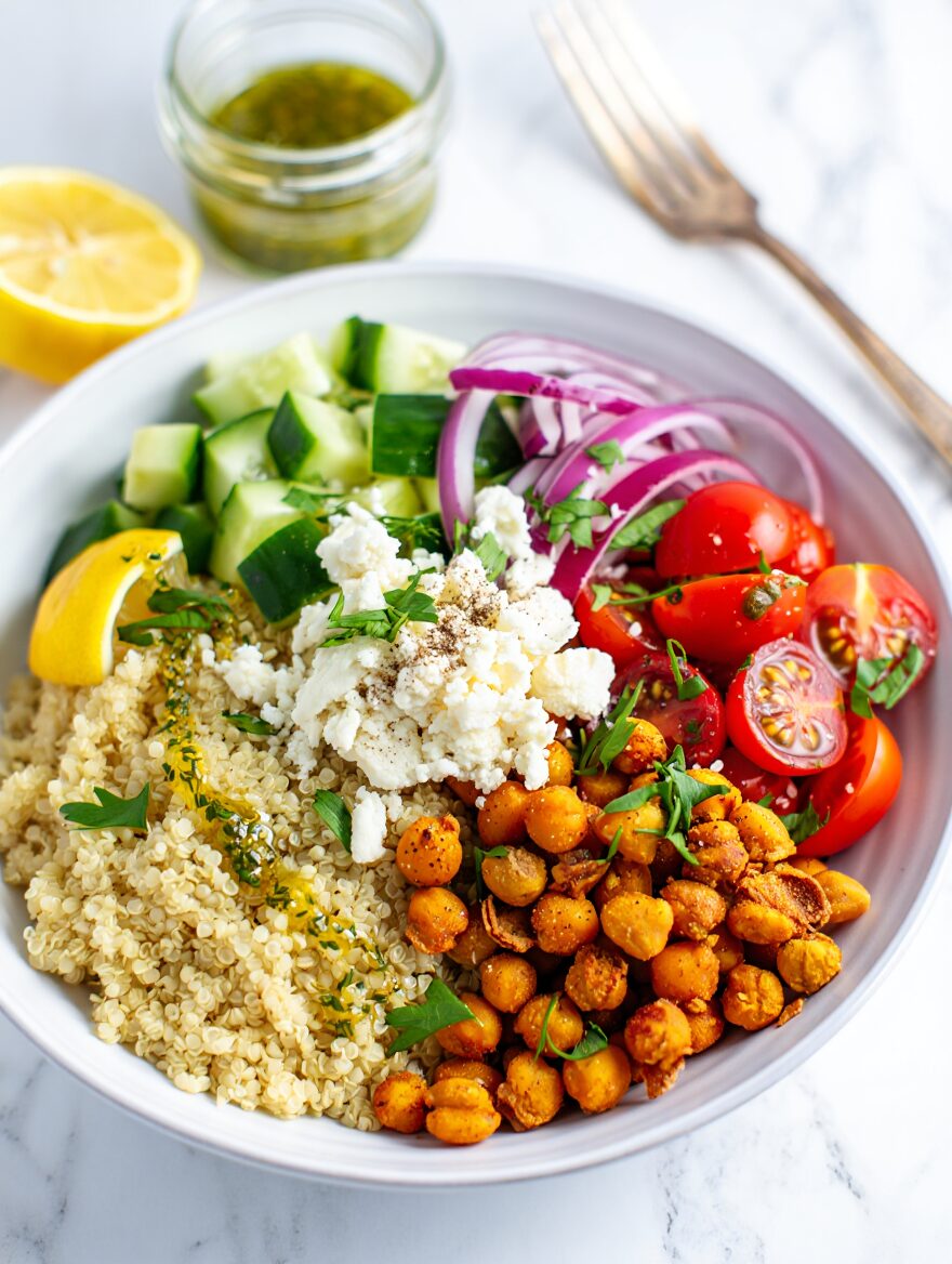 Mediterranean Chickpea Bowls