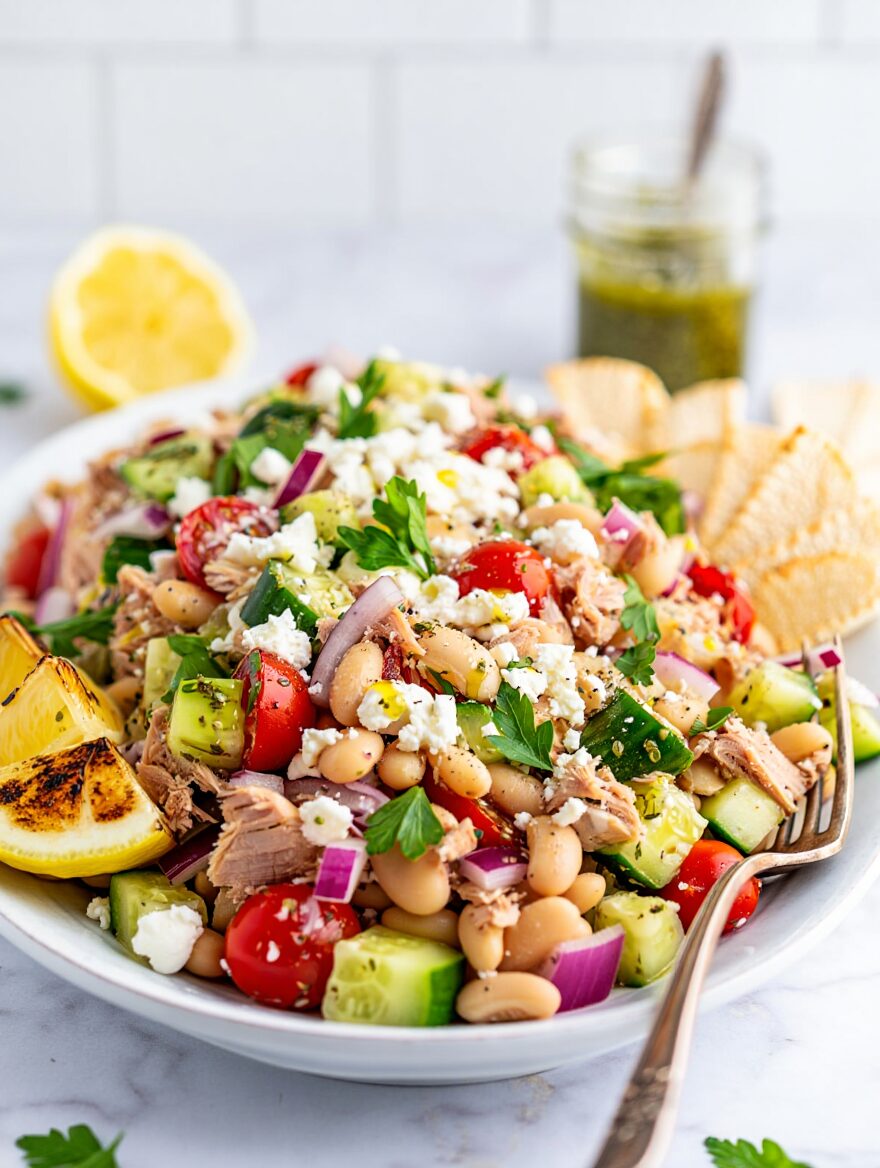Mediterranean Tuna Salad Plates