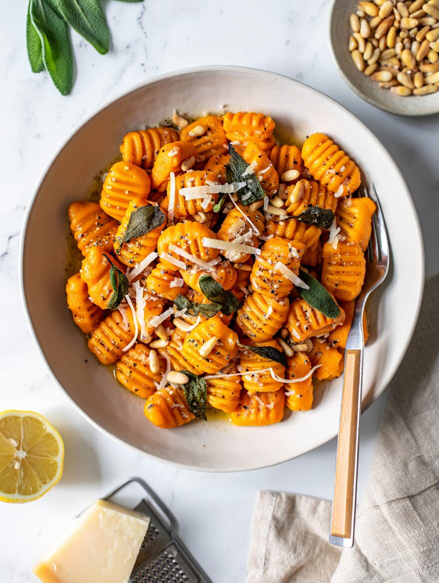 Sweet Potato Gnocchi with Brown Butter and Sage