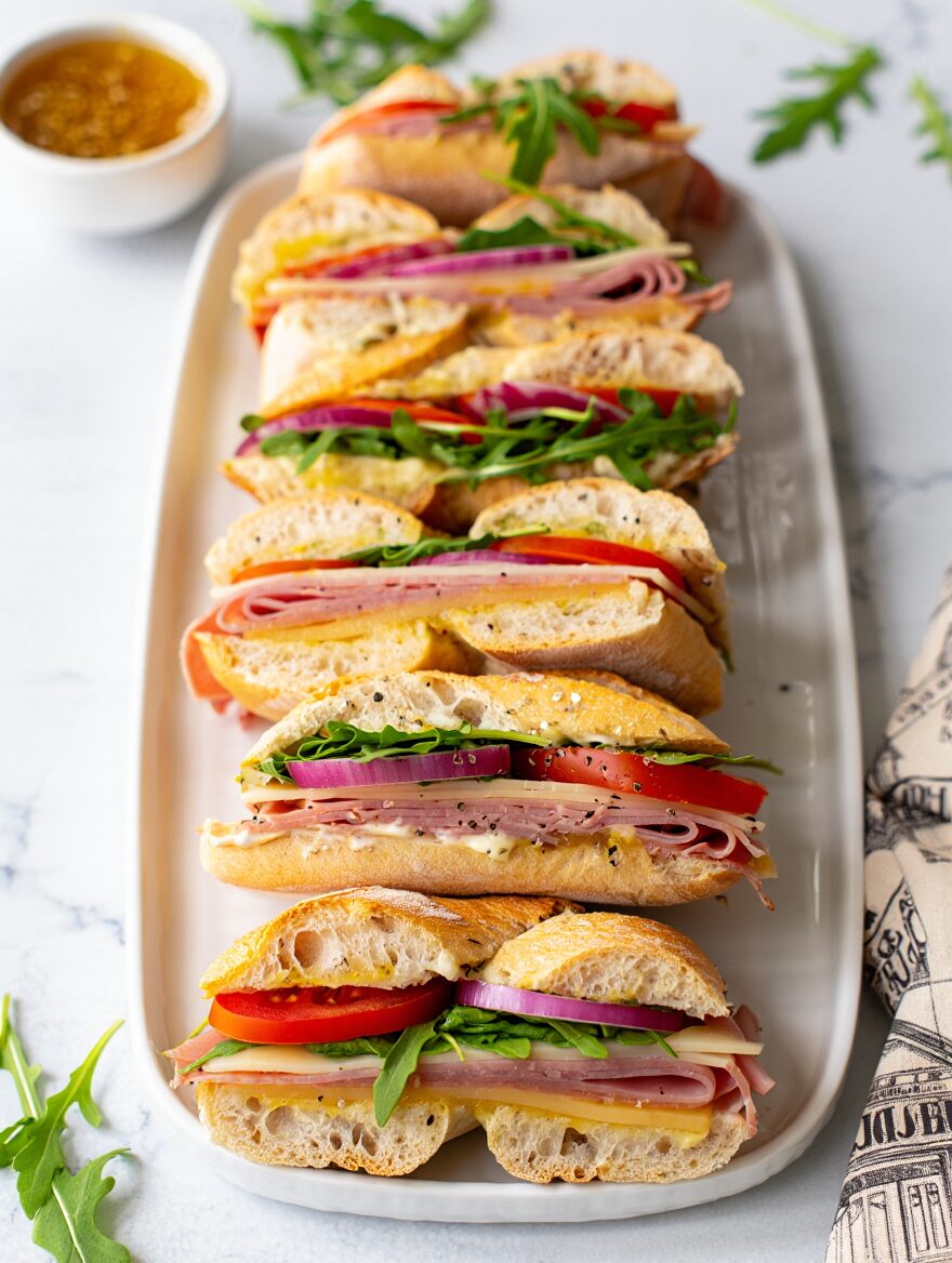 French Baguette Sandwiches