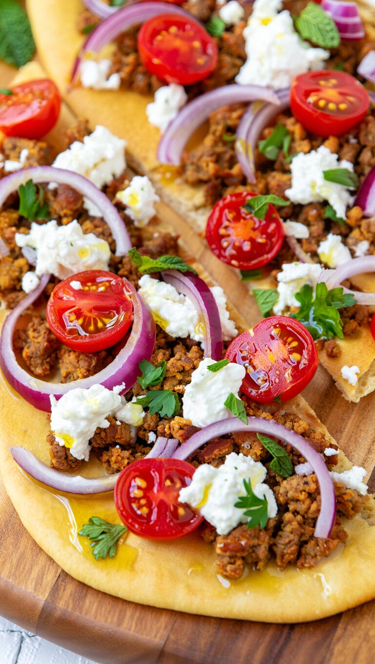 Greek Lamb Flatbread