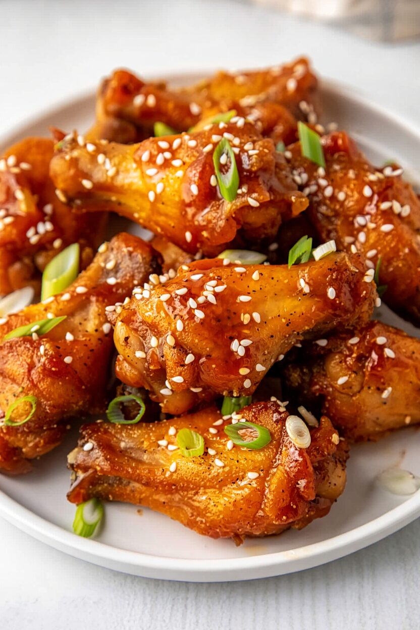 Air Fryer Honey Garlic Chicken Wings