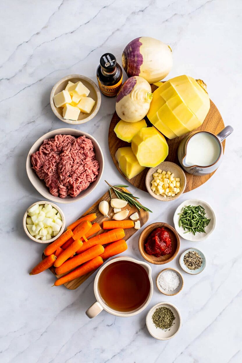 Rutabaga and Lamb Shepherd's Pie