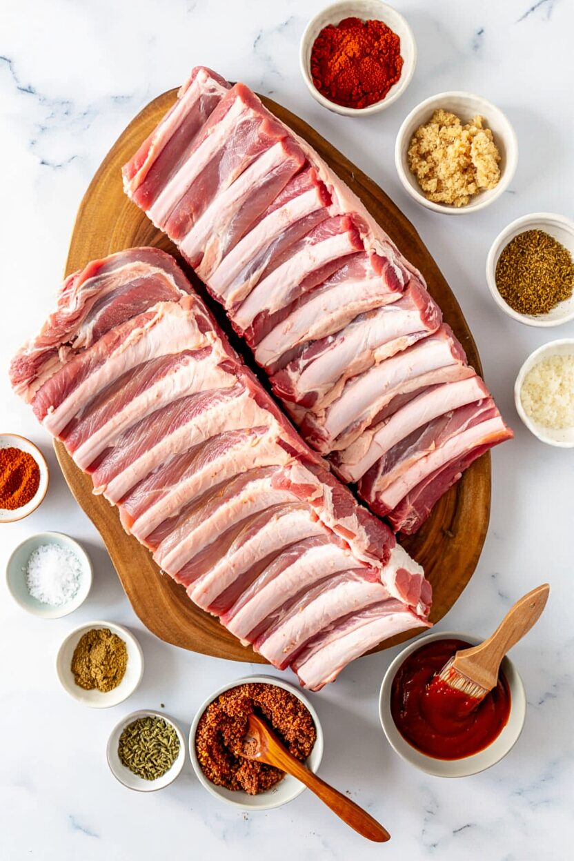 Paprika and Garlic Roasted Pork Ribs