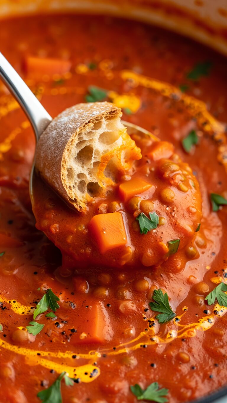 Tomato and Lentil Soup