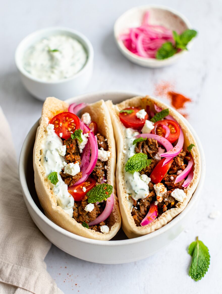Mediterranean Lamb Pita