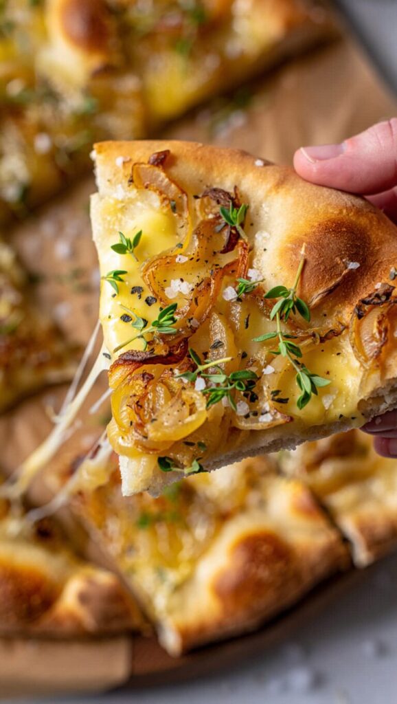 Caramelized Onion and Gruyere Flatbread