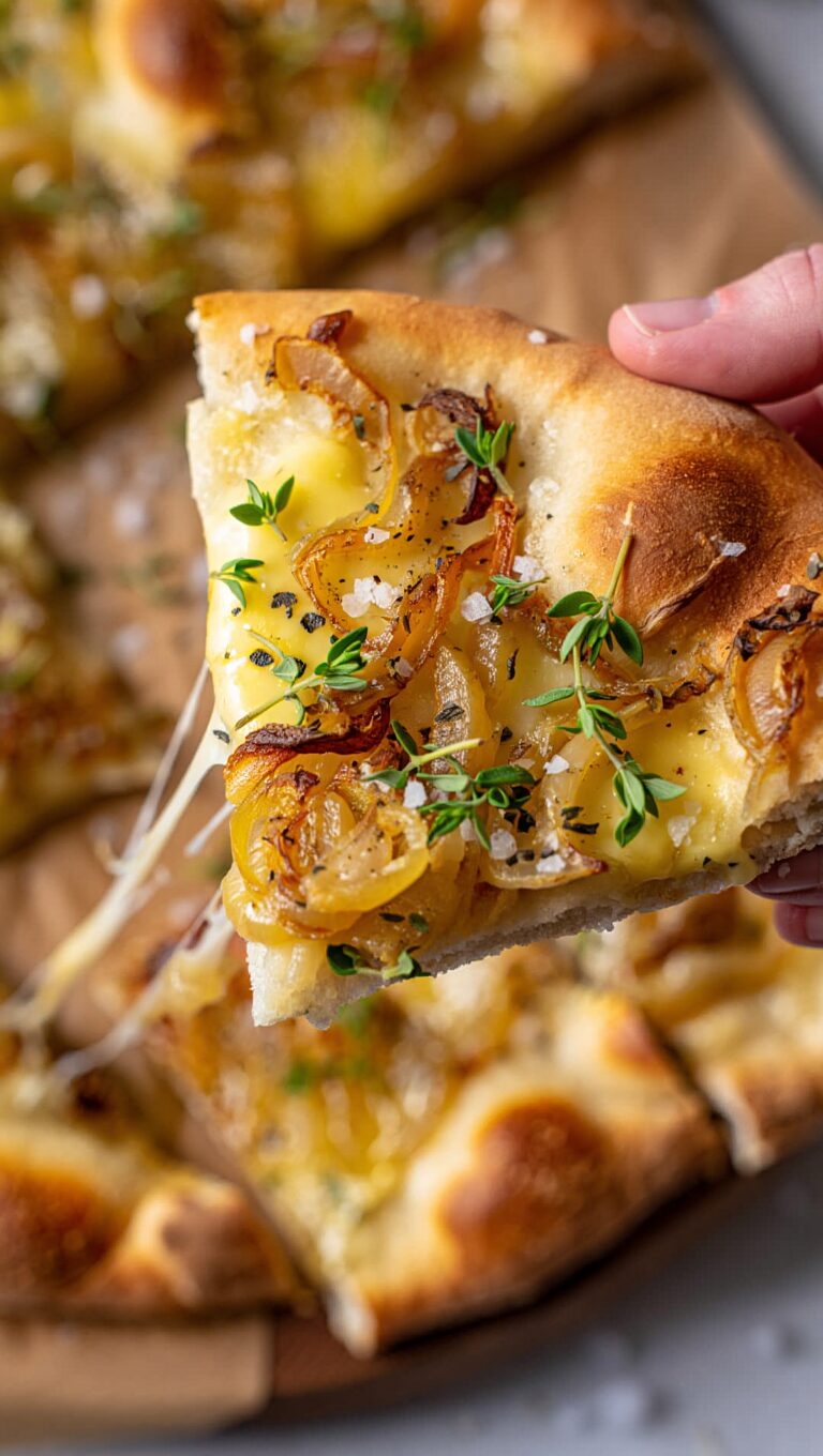 Caramelized Onion and Gruyere Flatbread