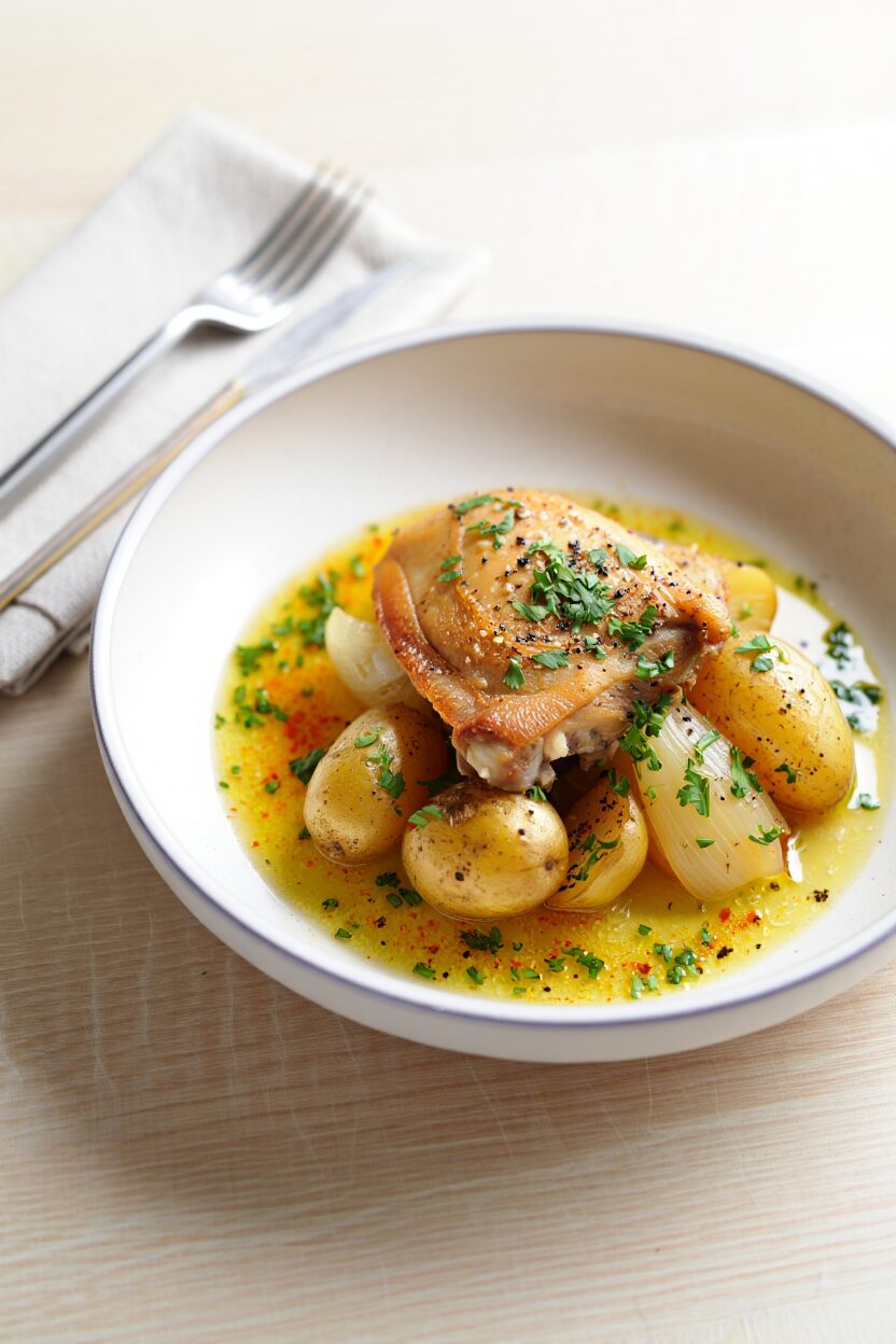 Slow Cooker Chicken and Potatoes