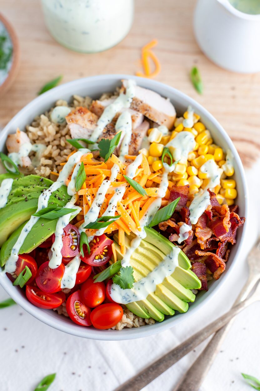 Chicken Avocado Ranch Bowl