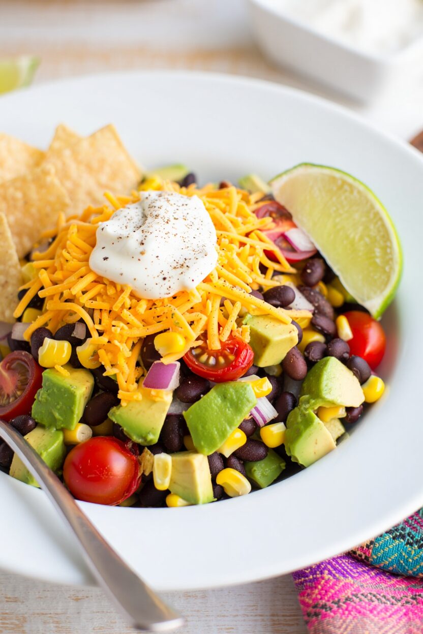Avocado and Black Bean Salad Bowls