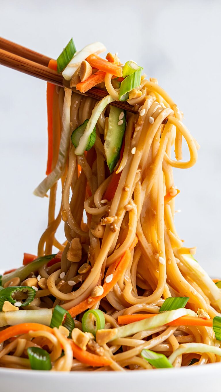 Cold Sesame Noodle Bowls