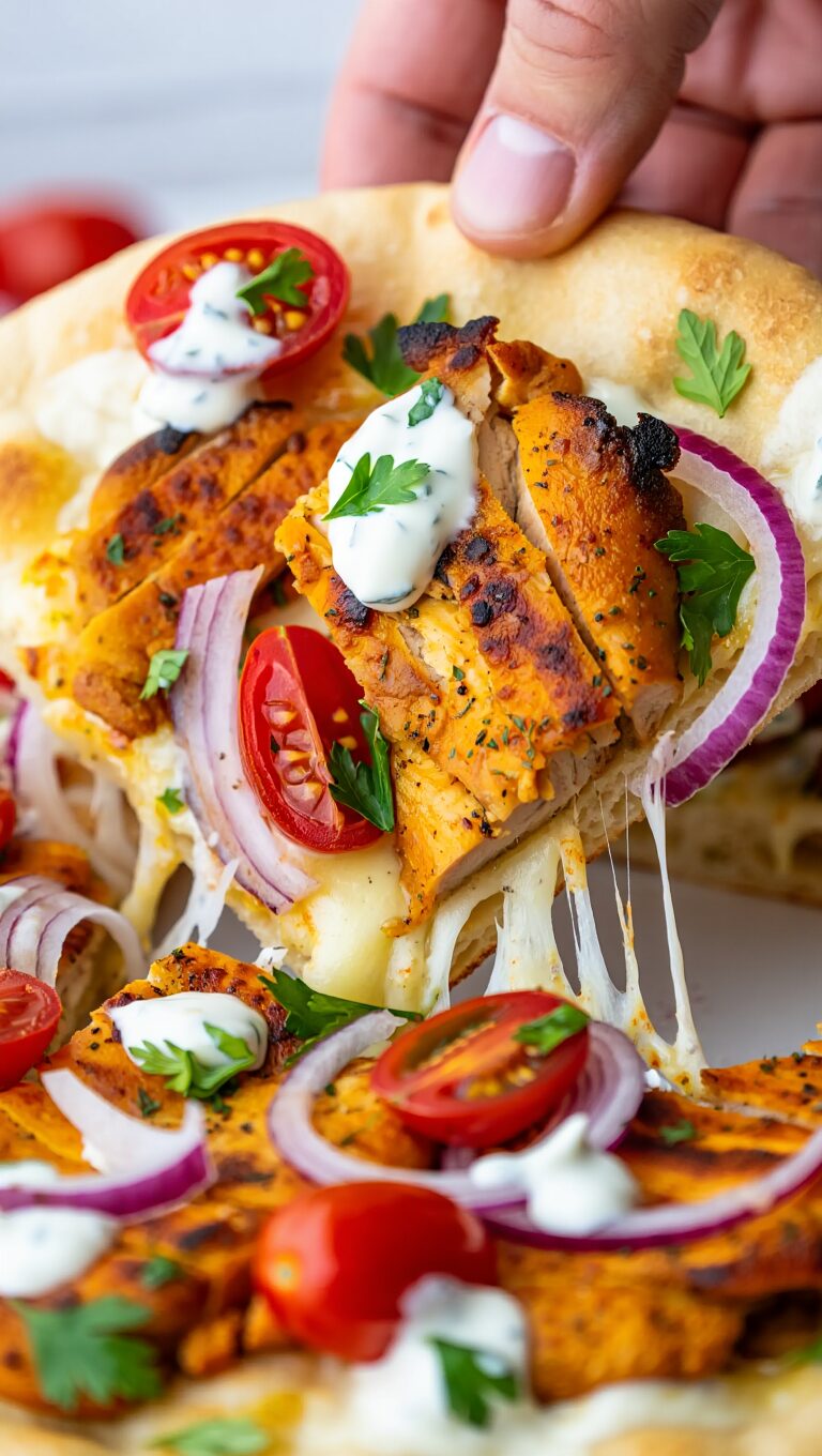Chicken Shawarma Flatbread
