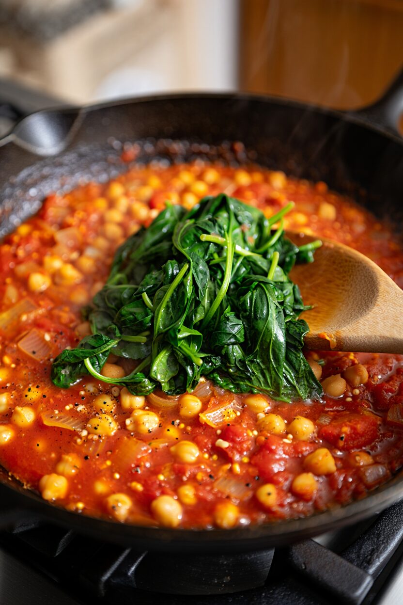 Quick Chickpea and Tomato Skillet