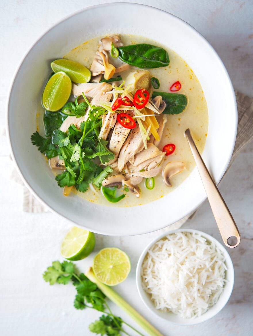 Thai Coconut Chicken Soup (Tom Kha Gai)