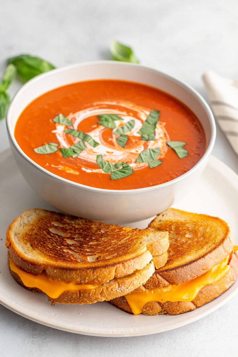 Tomato Soup and Grilled Cheese