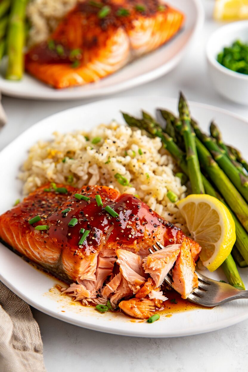 BBQ Baked Salmon