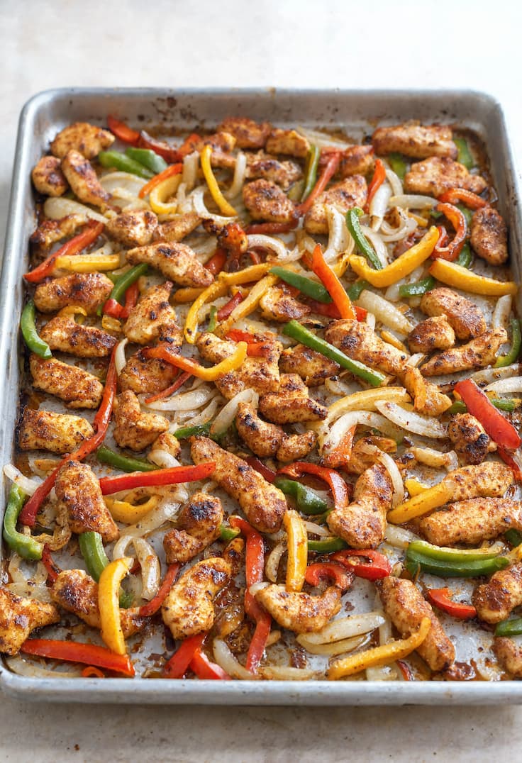 Sheet Pan Chicken Fajitas