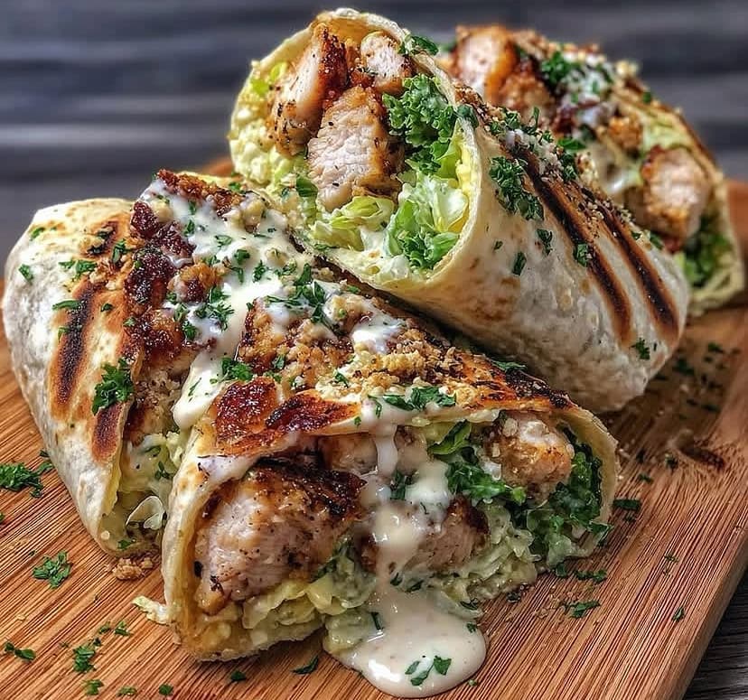 Classic Chicken Caesar Wrap