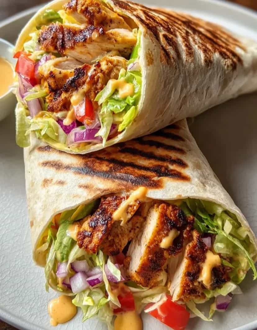 Turkey and Hummus Wrap