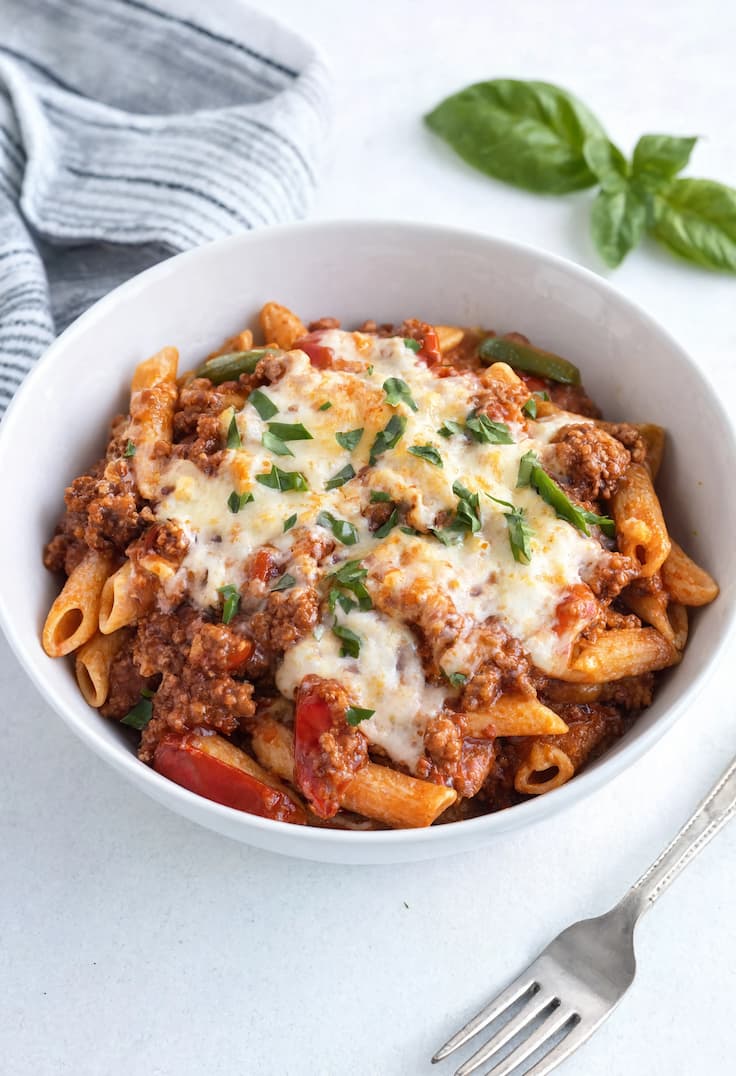One-Pan Sausage and Peppers Pasta