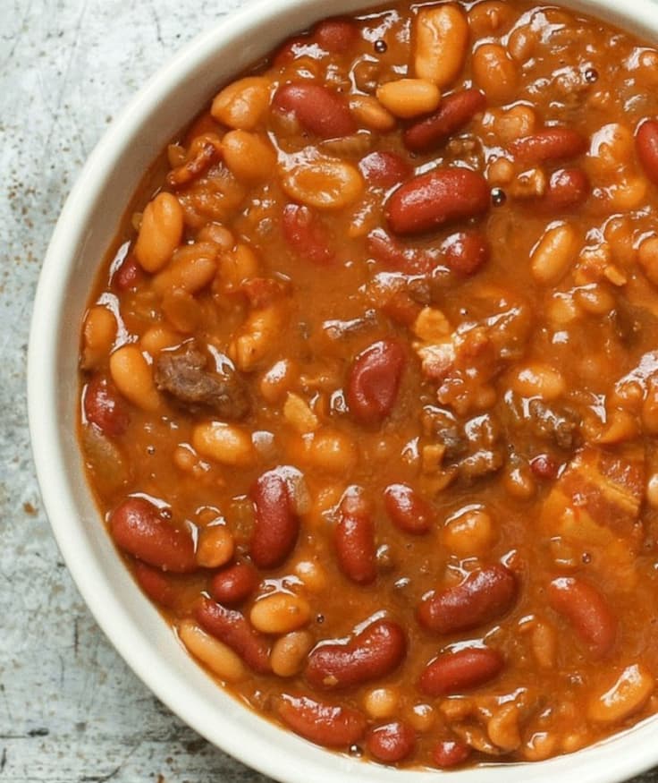 Slow Cooker Baked Beans