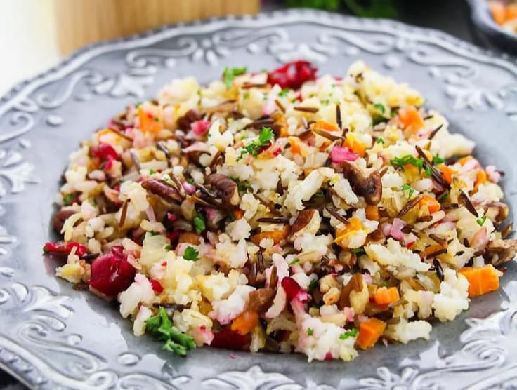 Stovetop Wild Rice Pilaf with Cranberries