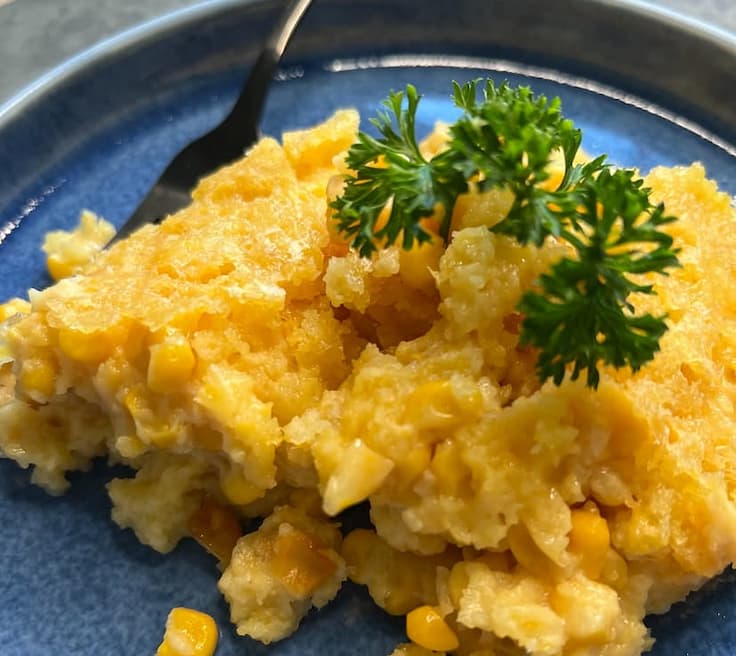Slow Cooker Corn Pudding
