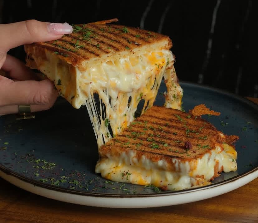 Coffin-Shaped Grilled Cheese Sandwiches